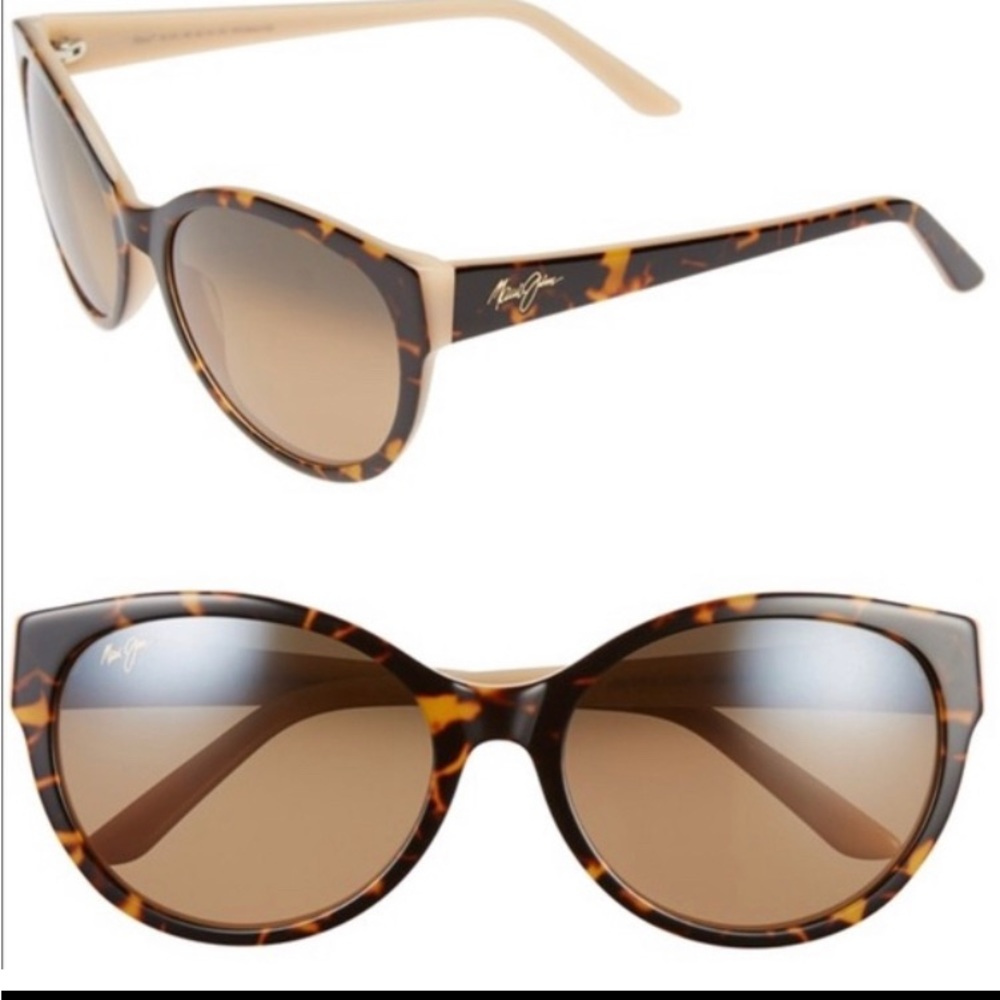 Like new tortoise color. Comes with hard Maui Jim case.